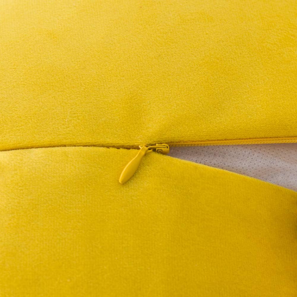 VG|gold-yellow|3D Flower Throw Pillow Cover Decorative Round Cushion Floral Accent Pillowcase for Bedroom Living Room Bed Couch Pink Velvet