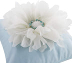 VG|a-white|Decorative 3D Flower Shaped Throw Pillow
