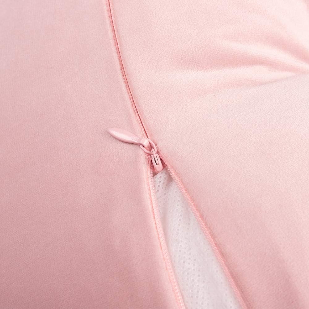 VG|rose-gold|Heart Flower Throw Pillow Covers