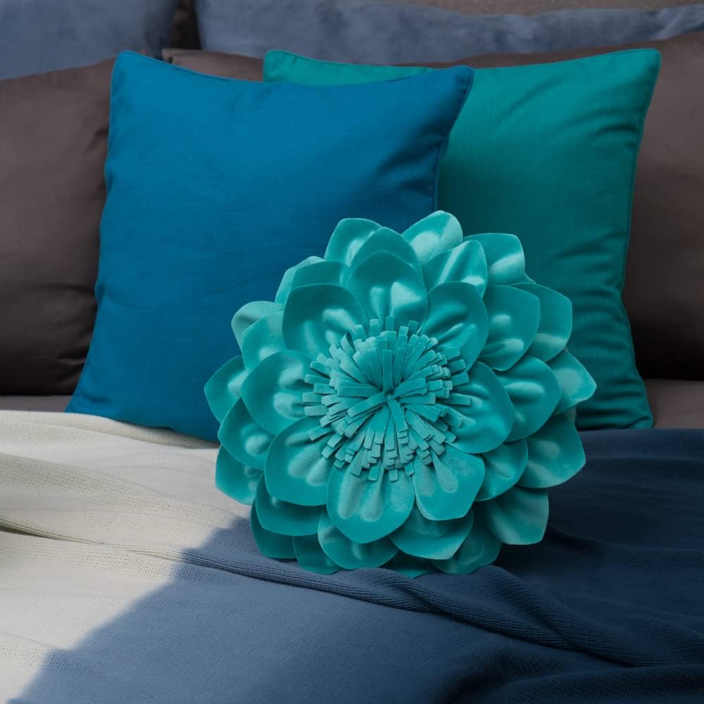 VG|teal|Decorative Throw Pillow with Insert