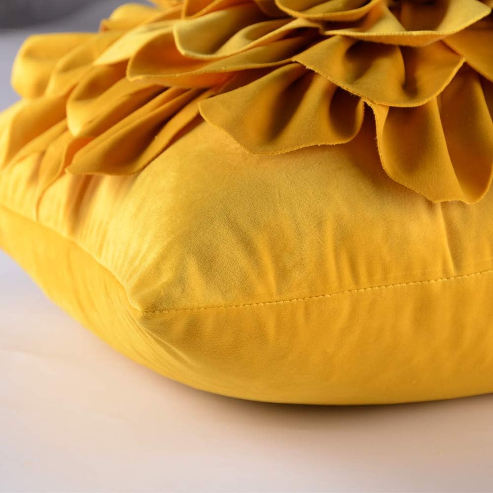 3D Flower Throw Pillow Covers