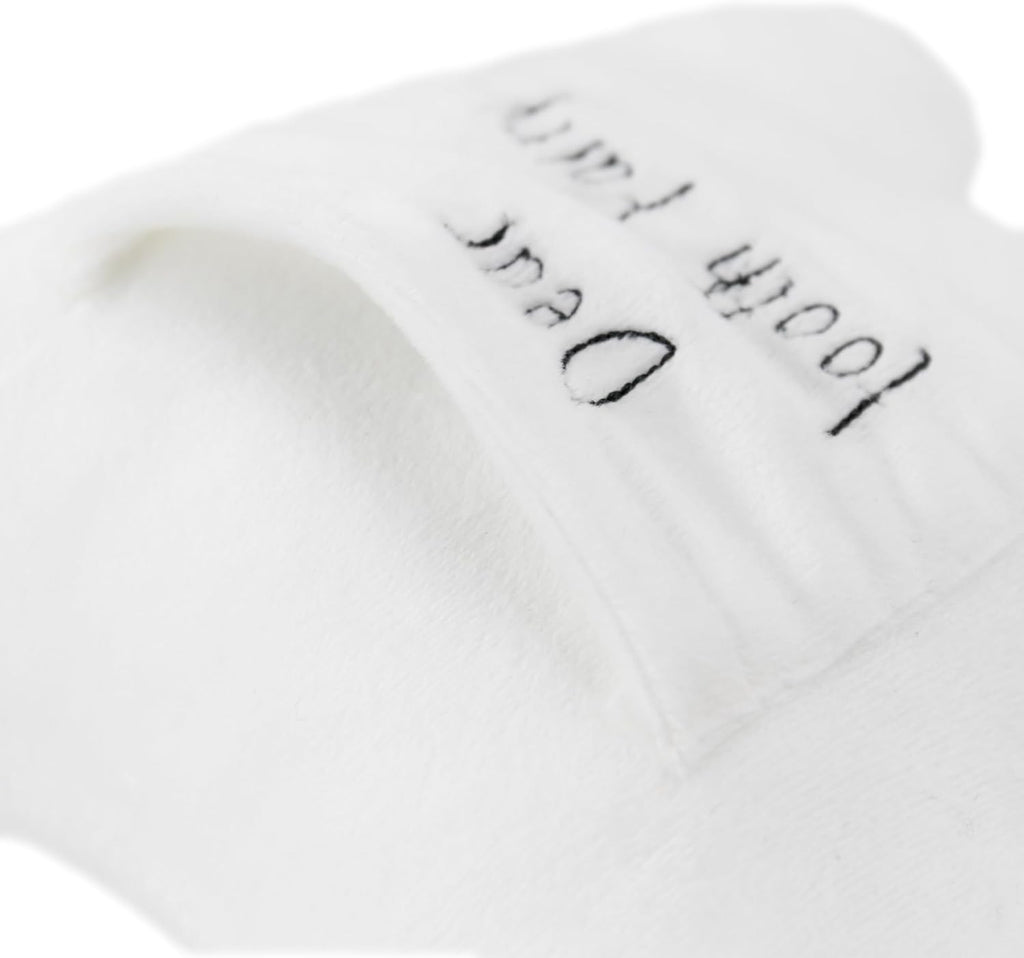 Dear Tooth Fairy Pillow with Pocket Soft 3D Tooth-Shaped Stuffed Throw Pillow Cushion