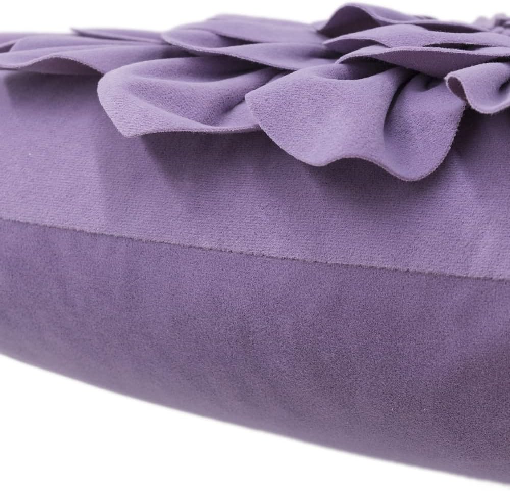 VG|purple|3D Flower Throw Pillow Covers
