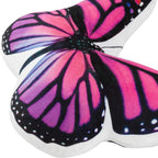 VG|pink-red|3D Butterfly Throw Pillow, Hot Pink