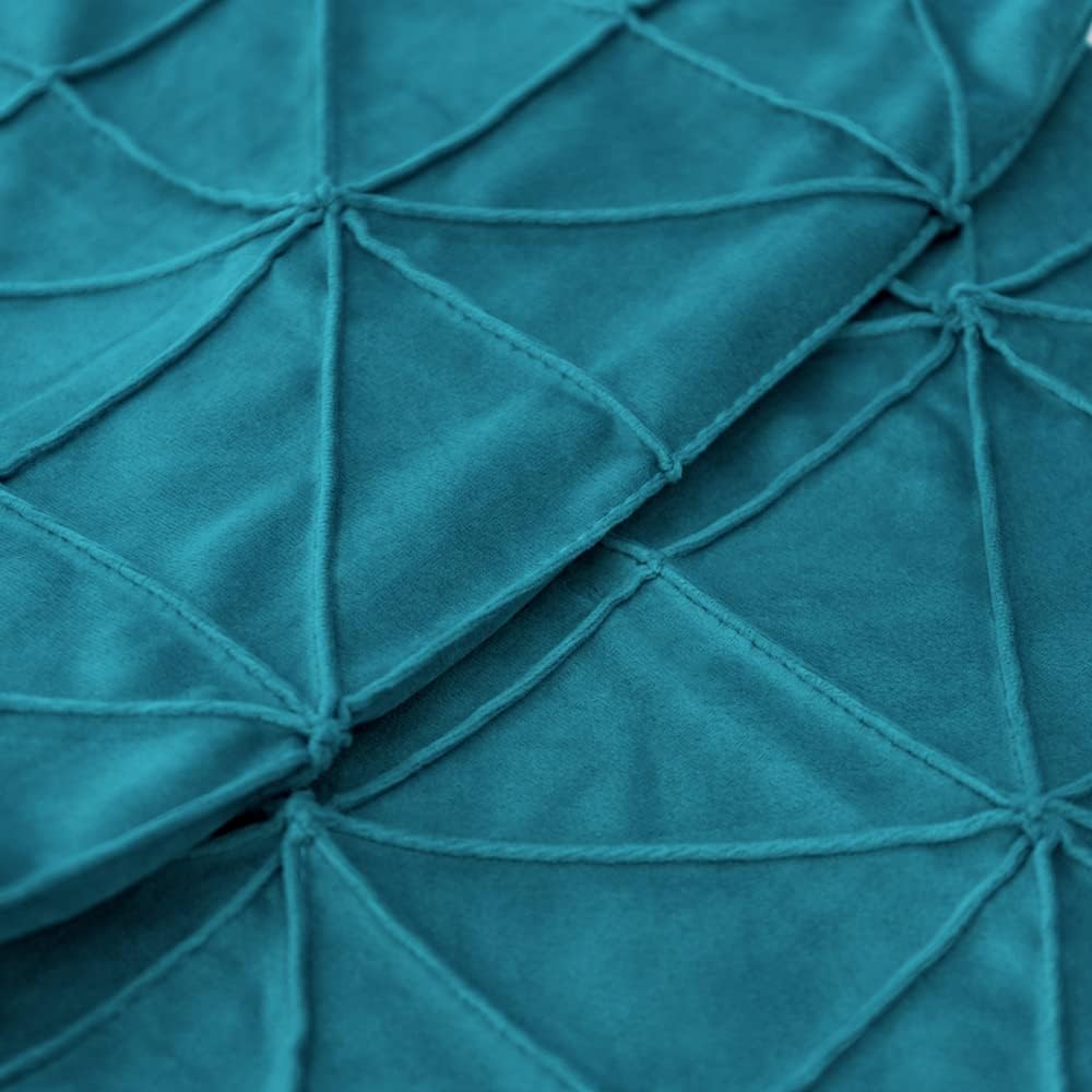 VG|teal-blue|Velvet Pillow Cover