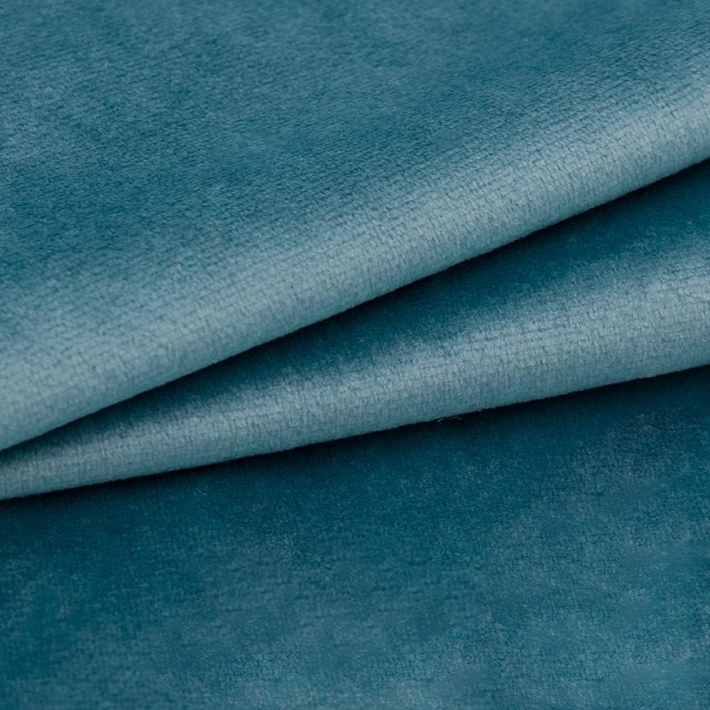 VG|blue-j602-34|Solid Velvet Decorative Throw Pillowcase Luxury Soft Cushion Cover for Sofa Couch Chair Blue