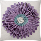 VG|purple-light-purple-beige-canvas|3D Sunflowers Throw Pillow Cover Wine Red