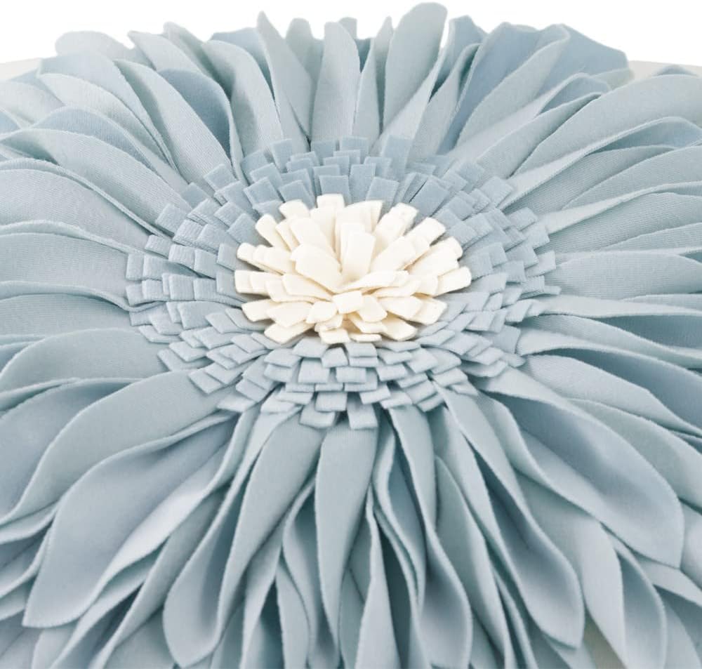VG|blue-light-blue-white-canvas|3D Sunflowers Throw Pillow Cover Wine Red
