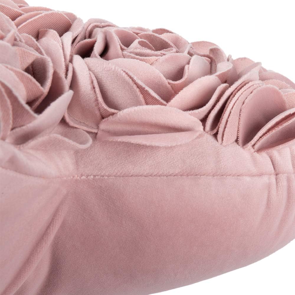 VG|rose-gold|Heart Flower Throw Pillow Covers