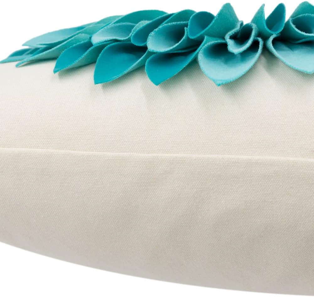 VG|blue-teal-blue-beige-canvas|3D Sunflowers Throw Pillow Cover Wine Red