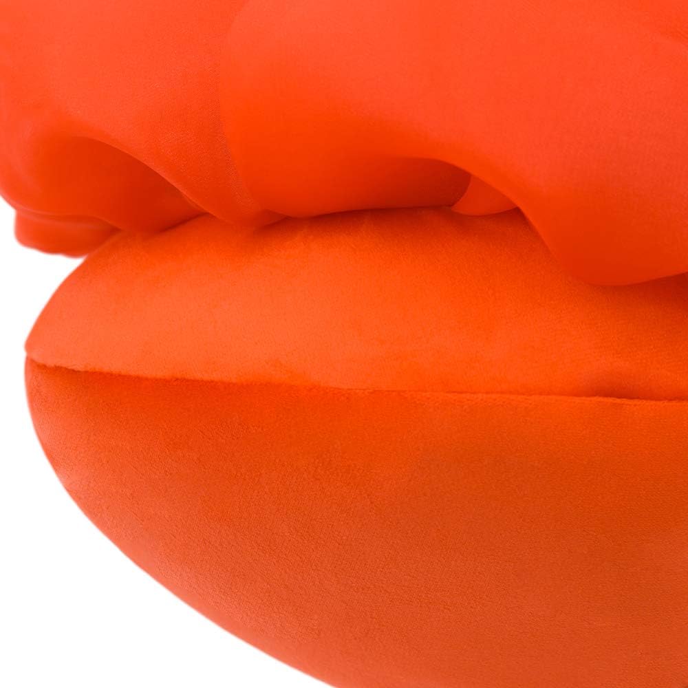 VG|orange|3D Flower Throw Pillow Cover