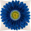 VG|blue-sapphire-blue-beige-canvas|3D Sunflowers Throw Pillow Cover Wine Red