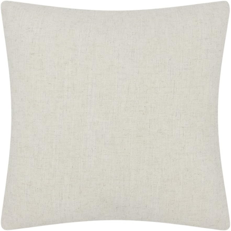 Flower Printing Throw Pillow Cover Linen Accent Pillow Case Home Decorative Cushio Cover for Sofa Chair Kitchen Dining Summer Spring Cushion Cover