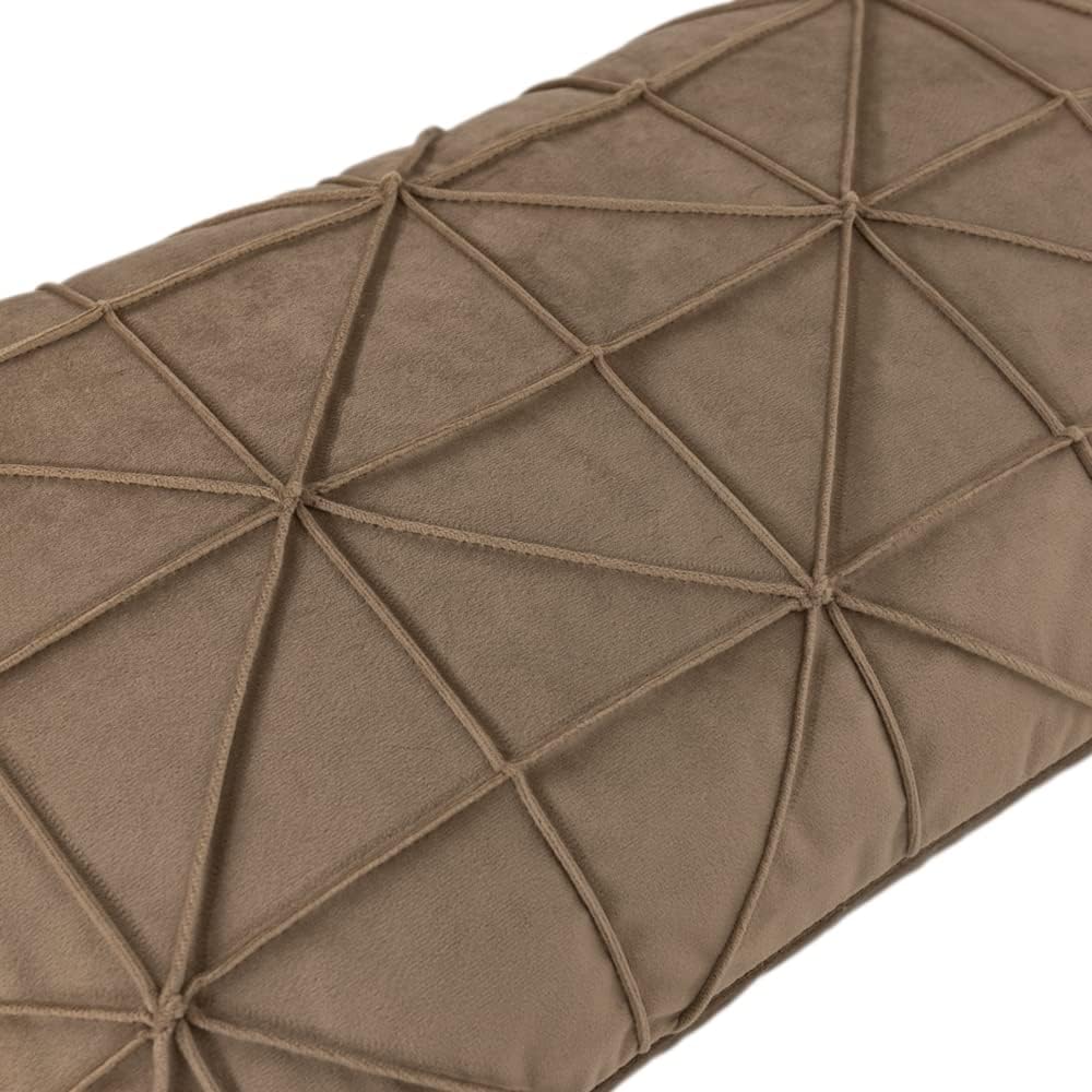 VG|dark-khaki|Velvet Pillow Cover
