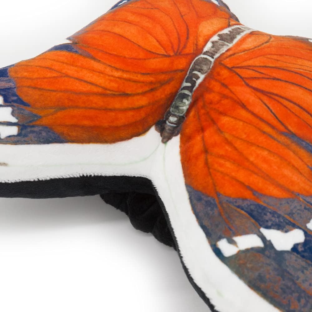 VG|z-neck-orange|3D Butterfly Throw Pillow, Hot Pink