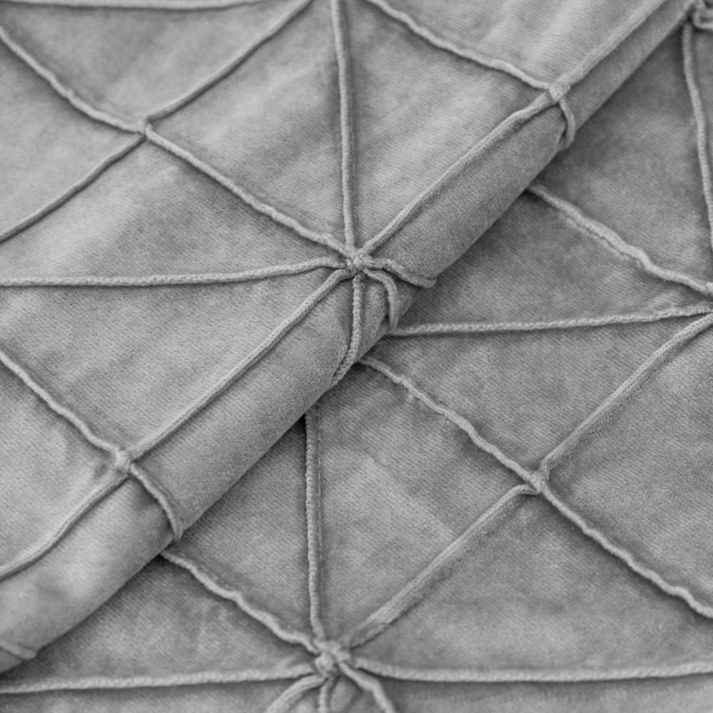 VG|light-gray|Velvet Pillow Cover
