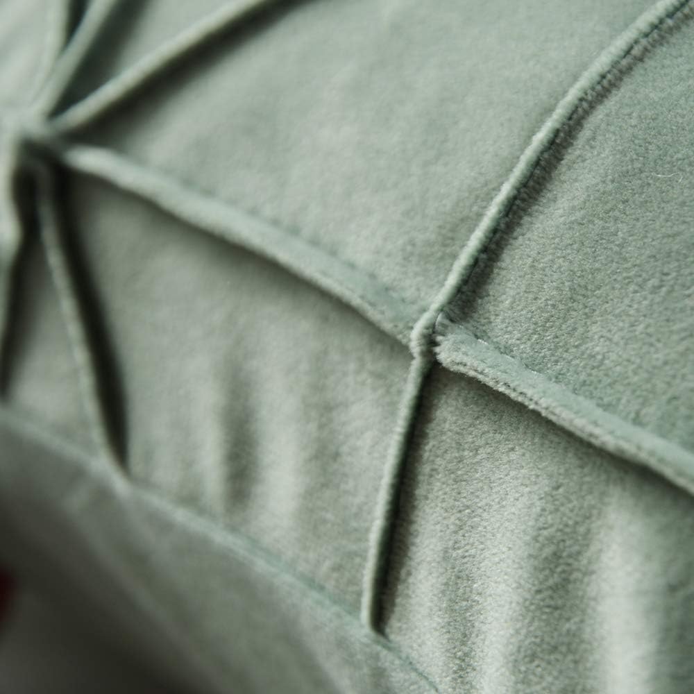 VG|sage-green|Velvet Pillow Cover
