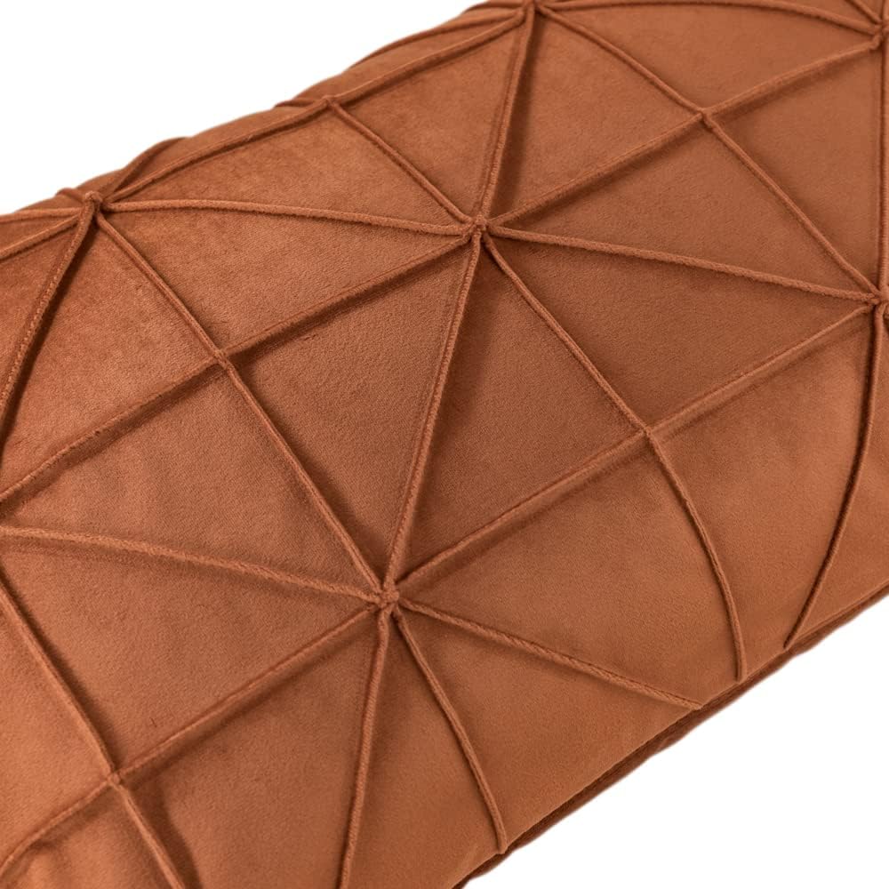 VG|copper-brown|Velvet Pillow Cover