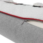VG|grey-santa|Christmas Decorative Accent Throw Pillow Case Cushion Cover for Sofa Couch Chair