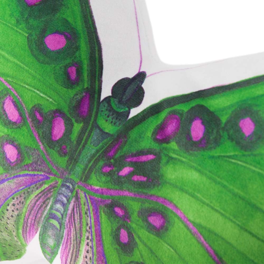 VG|green|3D Butterfly Throw Pillow, Hot Pink