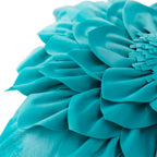 VG|teal|3D Flower Throw Pillow Covers