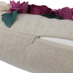 VG|rosered|3D Flower Throw Pillow Cover