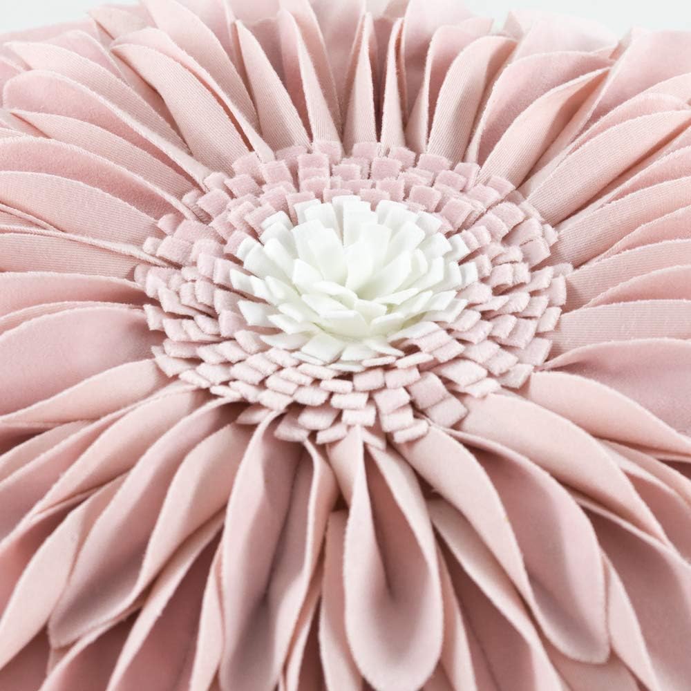 VG|pink-light-pink-white-canvas|3D Sunflowers Throw Pillow Cover Wine Red