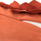 VG|pumpkin-orange|3D Flower Throw Pillow Covers