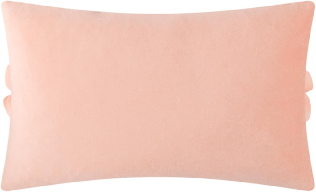 VG|peach-pink|3D Flower Throw Pillow Cover