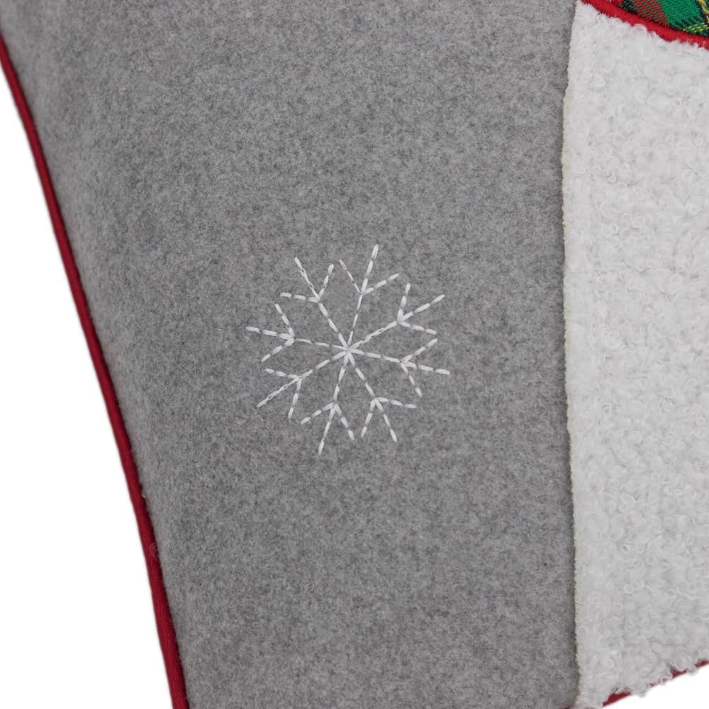 VG|grey-snowman|Christmas Decorative Accent Throw Pillow Case Cushion Cover for Sofa Couch Chair