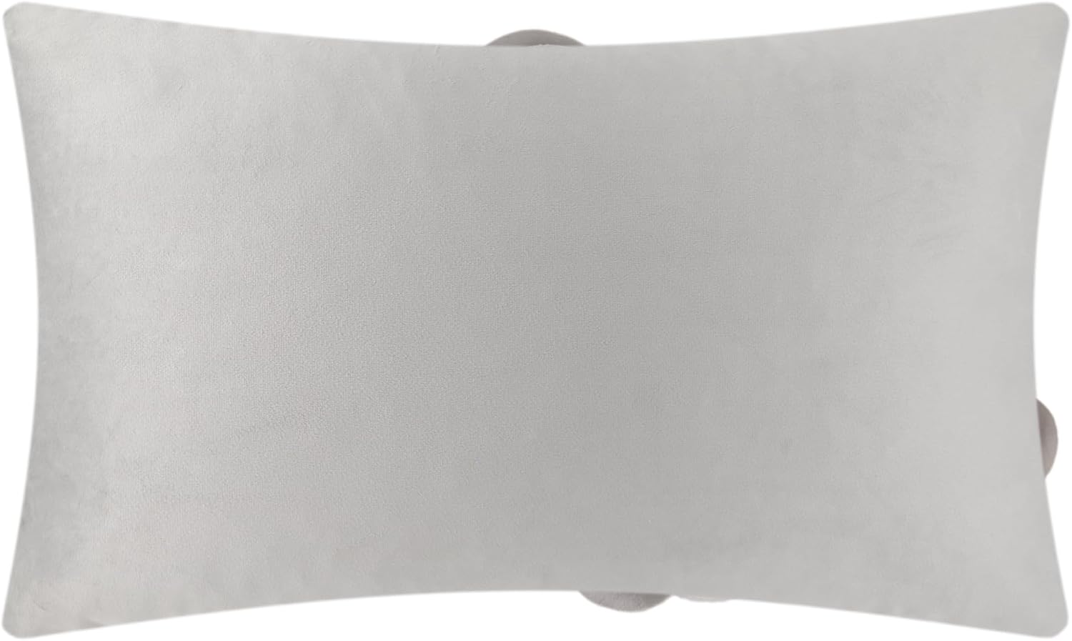 VG|gray|3D Flowers Throw Pillow Cover Decorative Soft Velvet Accent Floral Cushion Lumbar Pillowcase for Bed Sofa Couch Living Room