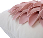 VG|pink-rose-pink-white-canvas|3D Sunflowers Throw Pillow Cover Wine Red