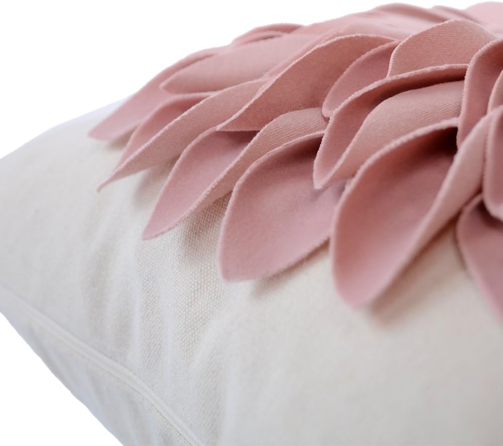 VG|pink-rose-pink-white-canvas|3D Sunflowers Throw Pillow Cover Wine Red