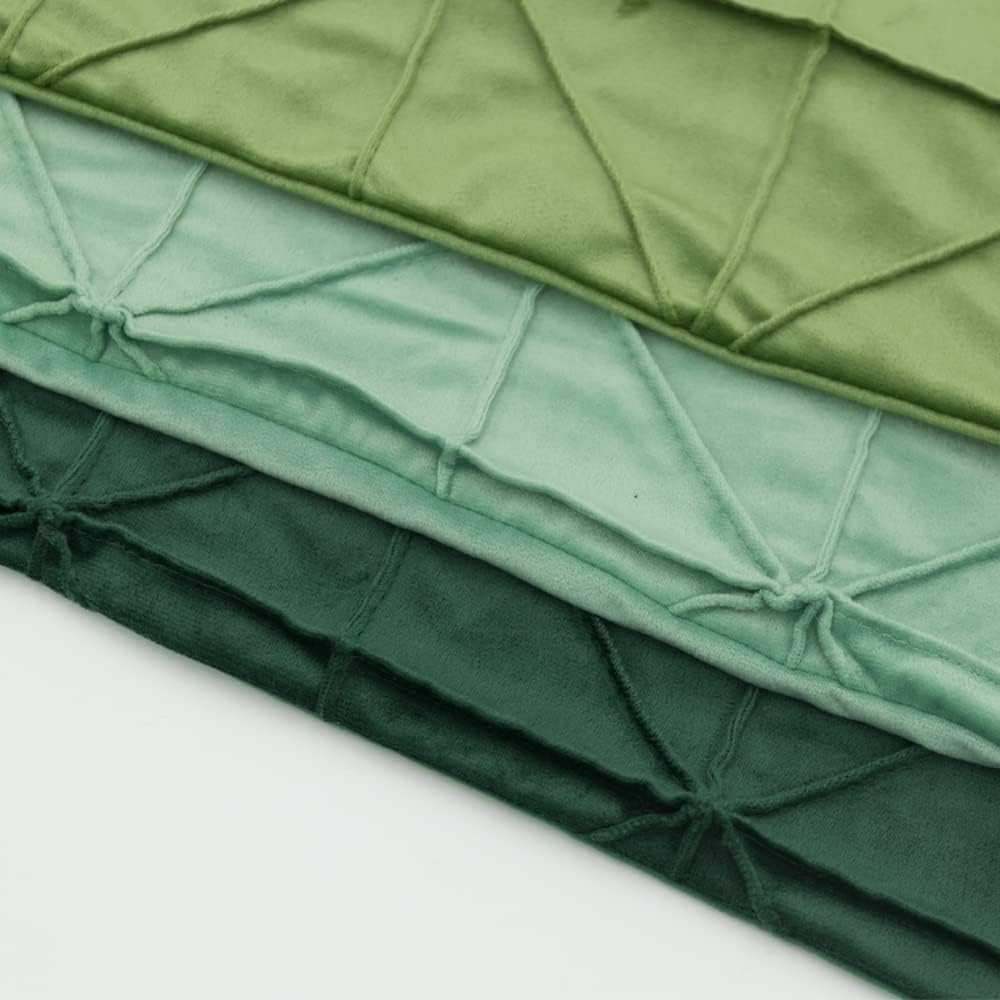 VG|dark-green,green|Velvet Pillow Cover