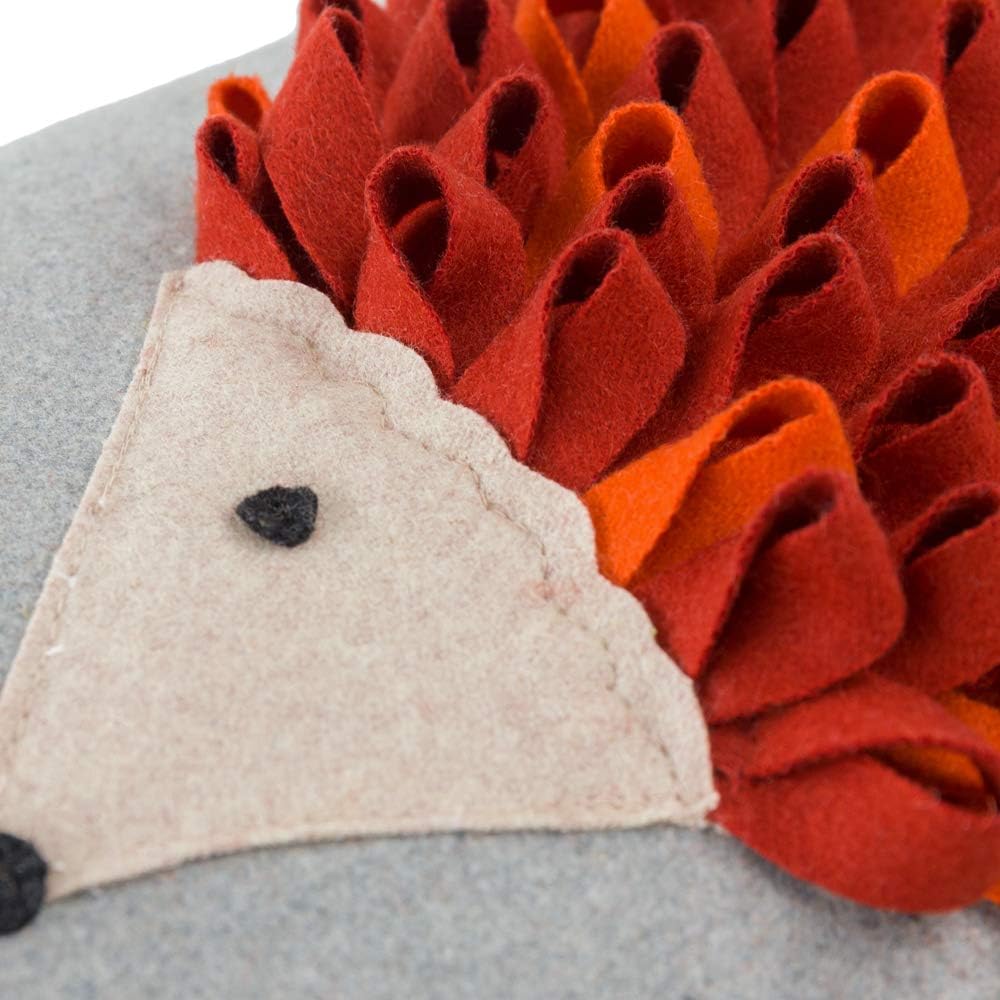 VG|orange|Decorative Throw Pillow Covers Cute Hedgehogs Accent Cushion Covers Cases Pillowcases for Sofa Couch Bed Home Decor