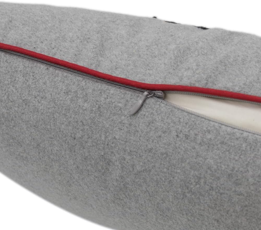 VG|grey-snowman|Christmas Decorative Accent Throw Pillow Case Cushion Cover for Sofa Couch Chair