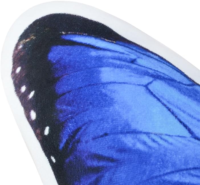 VG|blue-butterfly|3D Butterfly Throw Pillow, Hot Pink