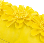 VG|sunbeam-yellow|3D Flower Throw Pillow Cover