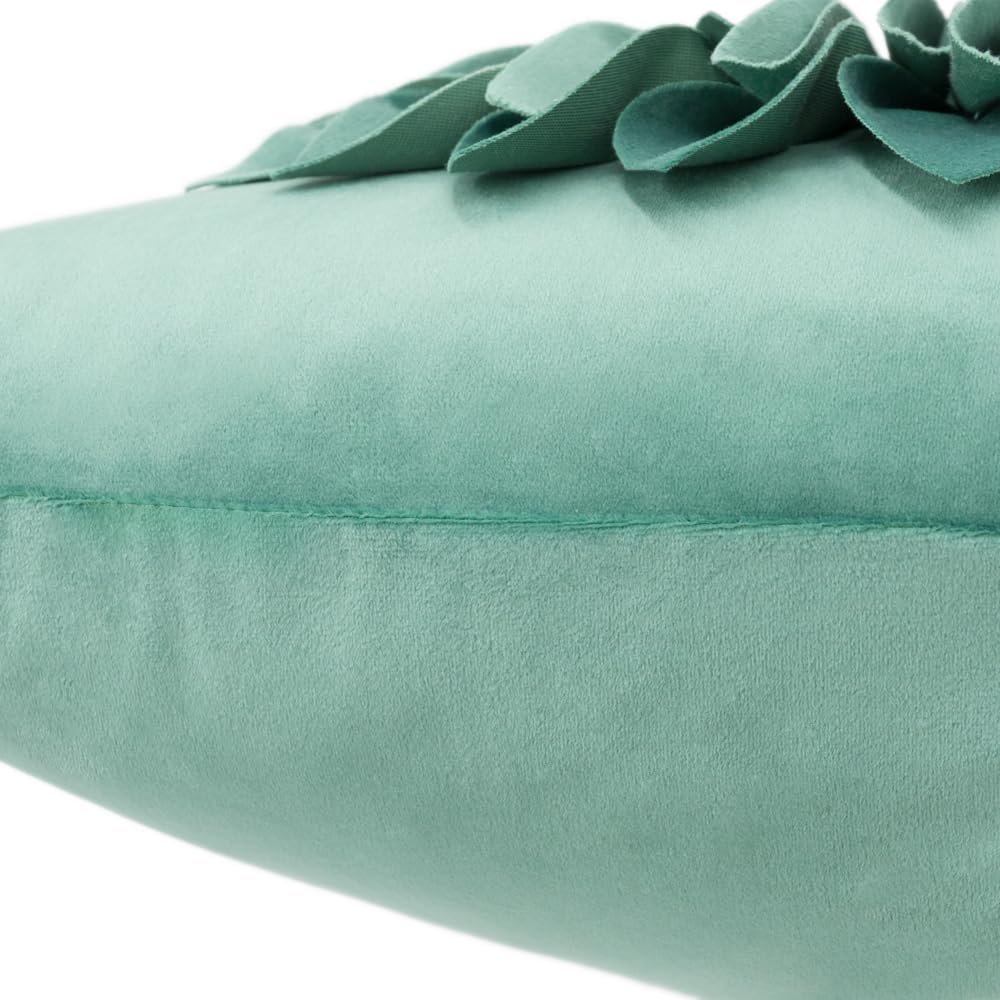 VG|green-dark-green|3D Sunflowers Throw Pillow Cover Wine Red