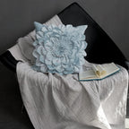 VG|blue|3D Flower Throw Pillow Covers