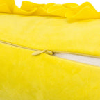VG|sunbeam-yellow|3D Flower Throw Pillow Cover