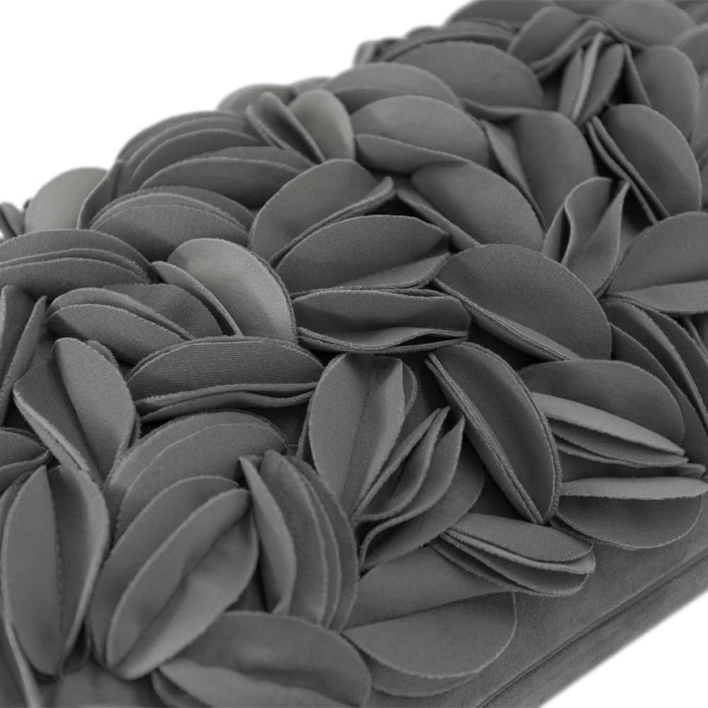 VG|dark-grey-velvet|Handmade 3D Floral Throw Pillow Cover