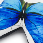 VG|z-neckblue|3D Butterfly Throw Pillow, Hot Pink