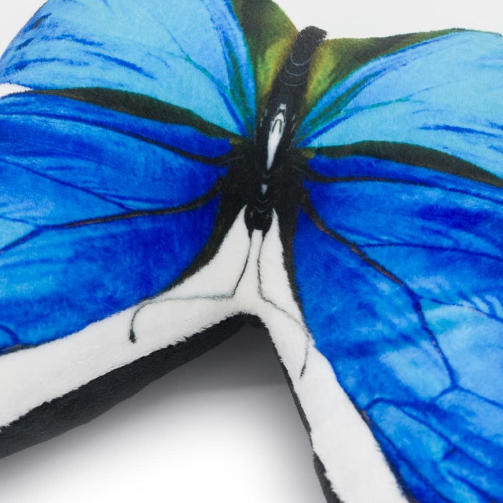 VG|z-neckblue|3D Butterfly Throw Pillow, Hot Pink