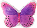 VG|rose-red|3D Butterfly Throw Pillow, Hot Pink