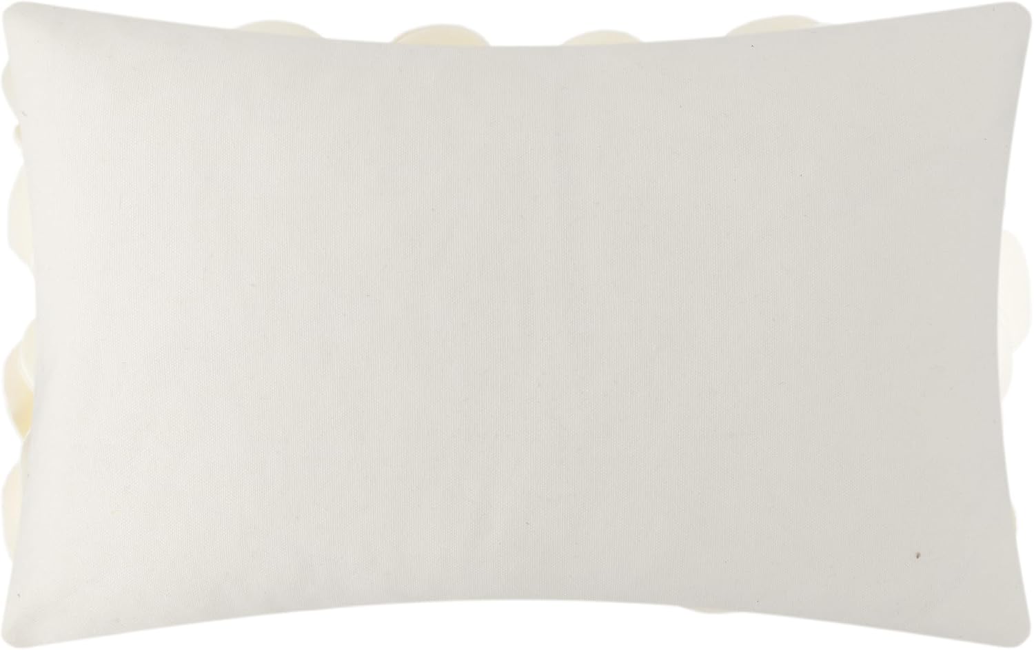 VG|cream-velvet|Handmade 3D Floral Throw Pillow Cover