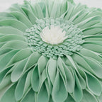VG|green-mint-green-white-canvas|3D Sunflowers Throw Pillow Cover Wine Red