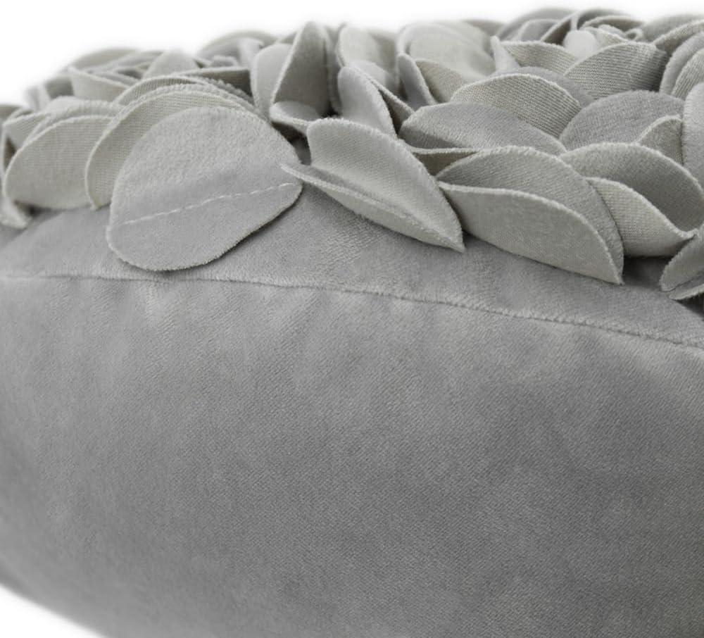 VG|gray|Heart Flower Throw Pillow Covers