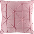 Velvet Pillow Cover - Grayish Pink / 20" x 20" (Pack of 1)