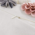 VG|pink-velvet|3D Flower Throw Pillow Cover, Colorful